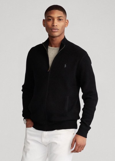 Suéter Polo Ralph Lauren Merino Wool Full-Zip Homem 97318-DOCH